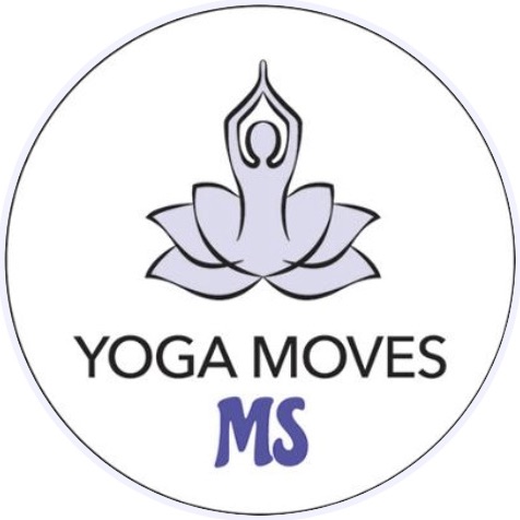 Yoga Moves MS Party with a Purpose 2023 logo