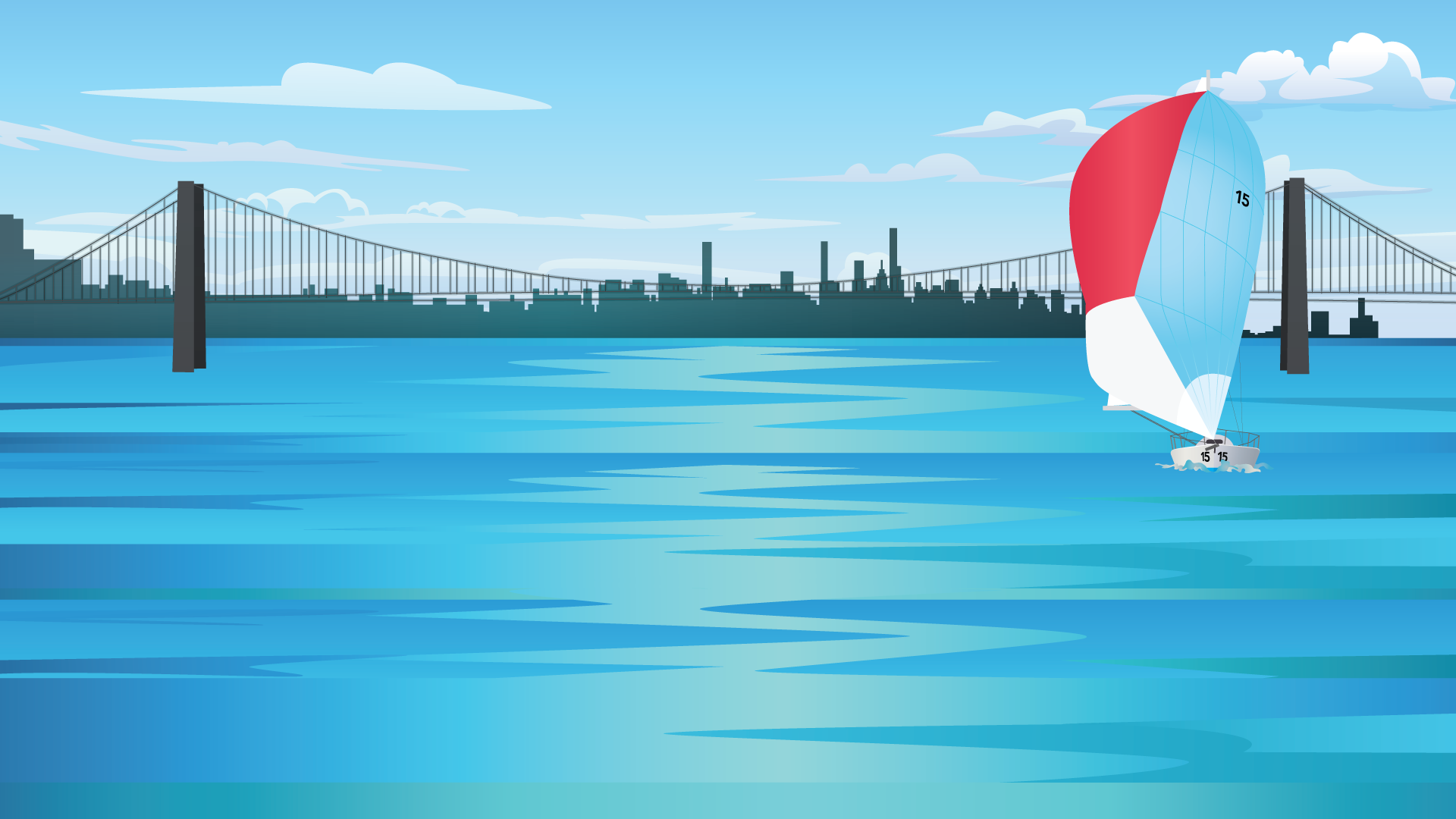 Sailing for Scholars 2023 Silent Auction background