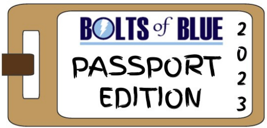 Bolts of Blue Auction - Passport Edition logo
