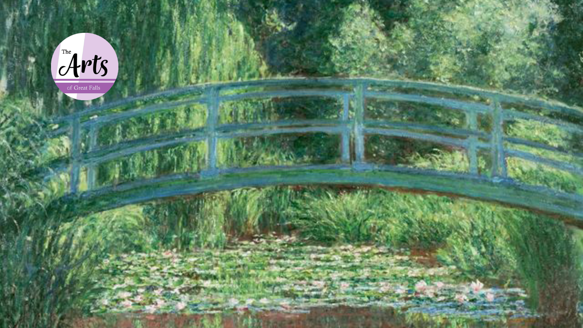 Arts of Great Falls Monet at Giverny Gala background