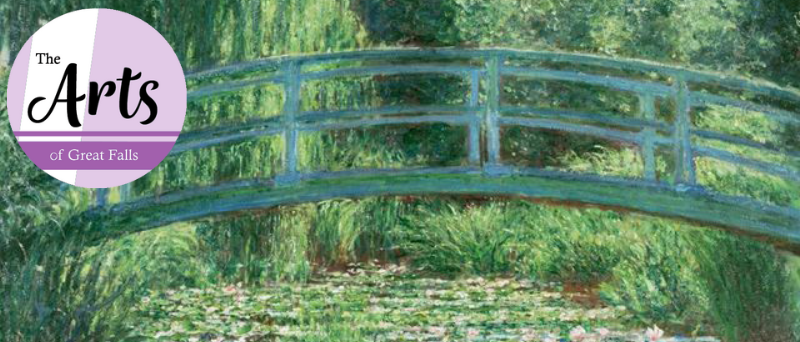 Arts of Great Falls Monet at Giverny Gala banner