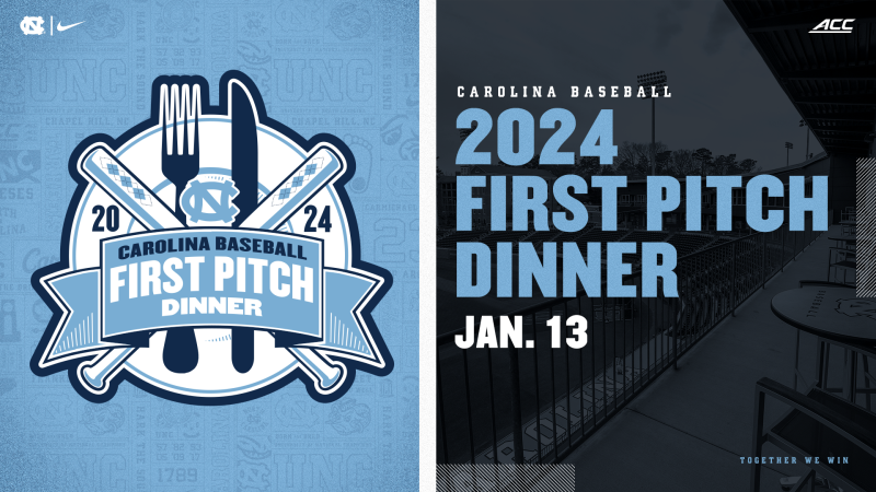 Carolina Baseball First Pitch 2024 logo