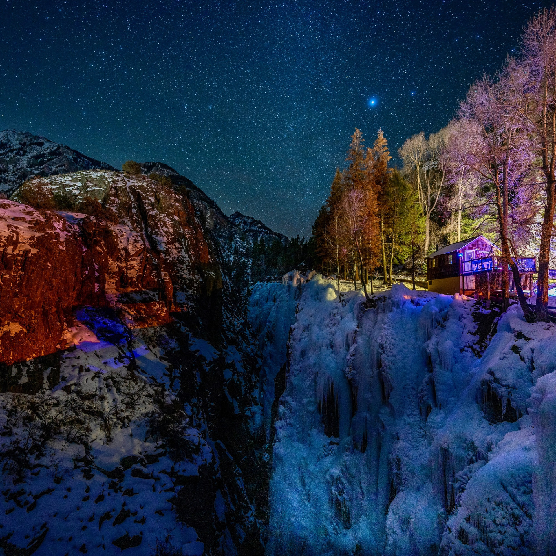 2024 Ouray Ice Festival Online Auction background