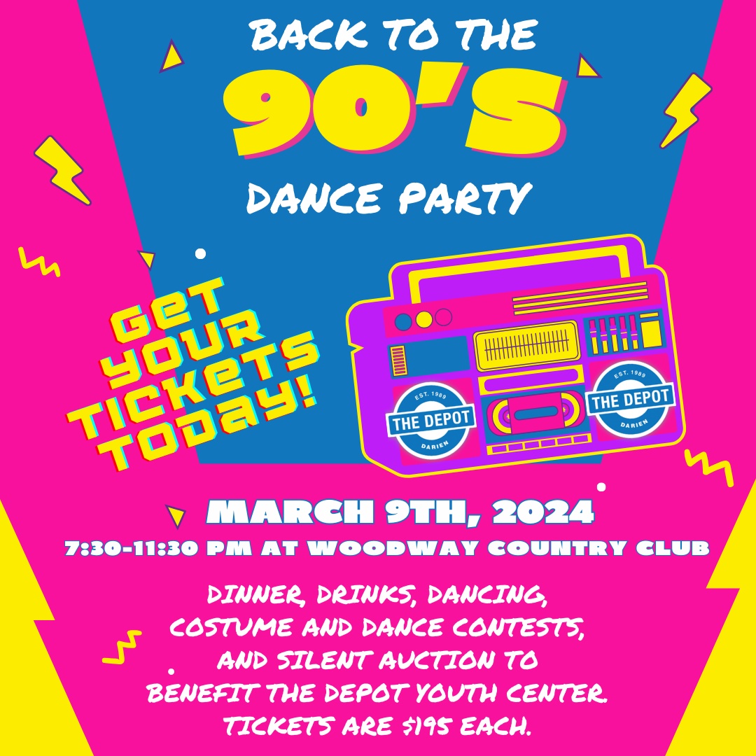 Depot 90's Dance Party logo