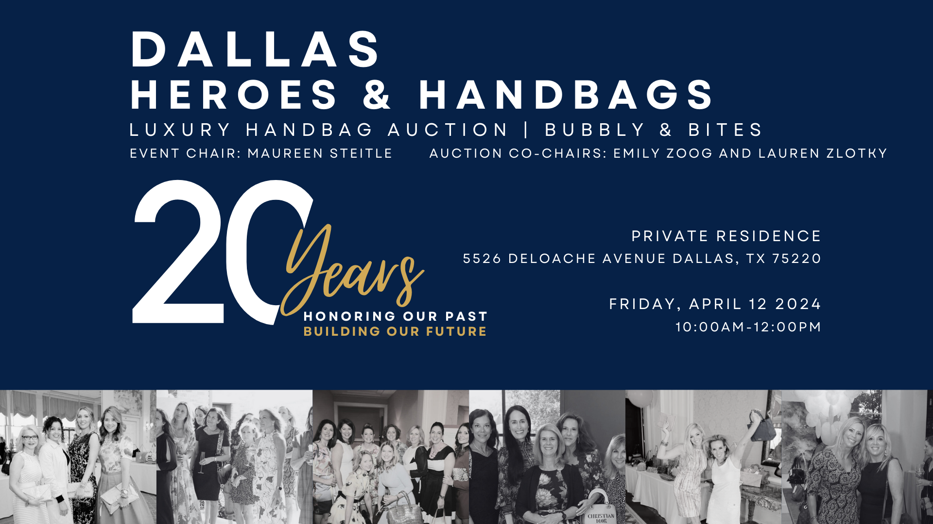 2024 Handbags for Heroes - Dallas logo
