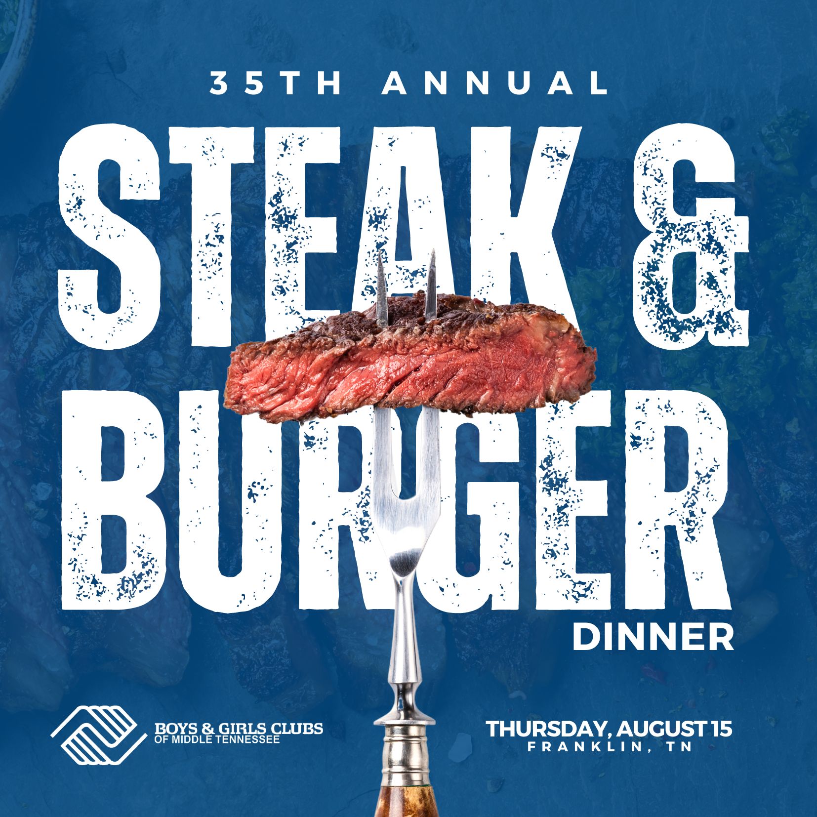Steak & Burger Dinner 2024 logo