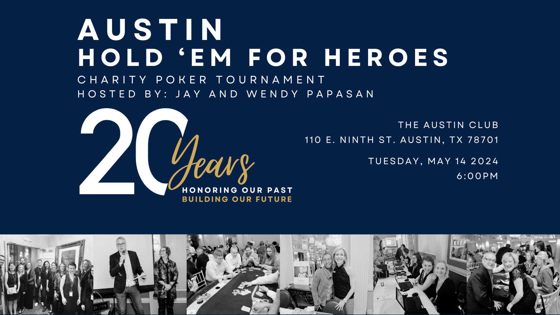 2024 Hold 'Em for Heroes - Austin logo
