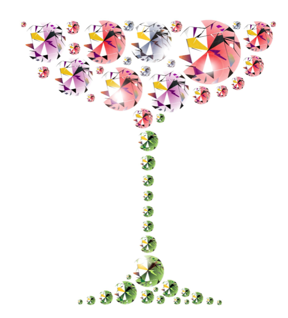 Champagne & Diamonds background