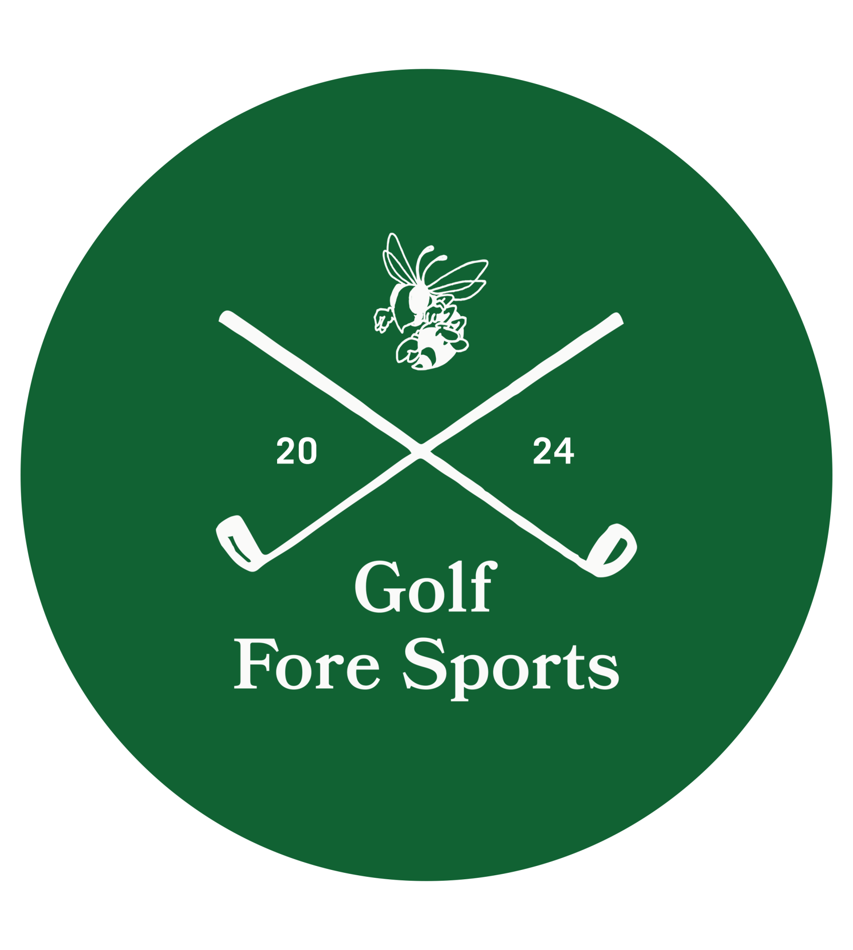 Saint Thomas Golf "FORE" Sports logo