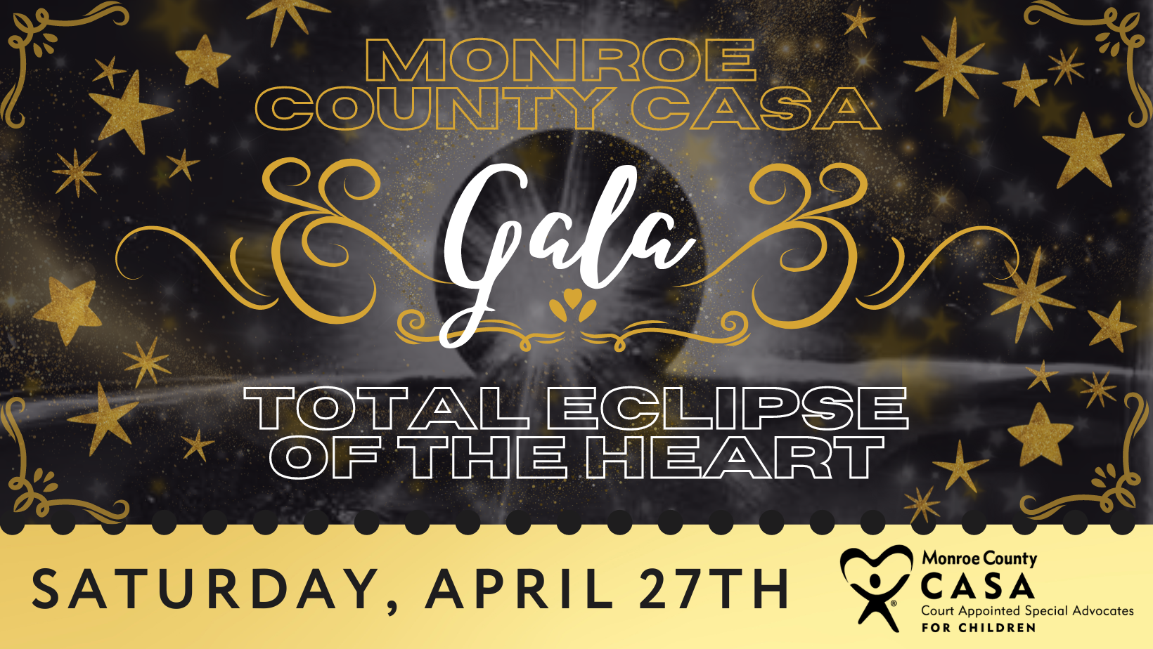 Monroe County CASA Prom logo