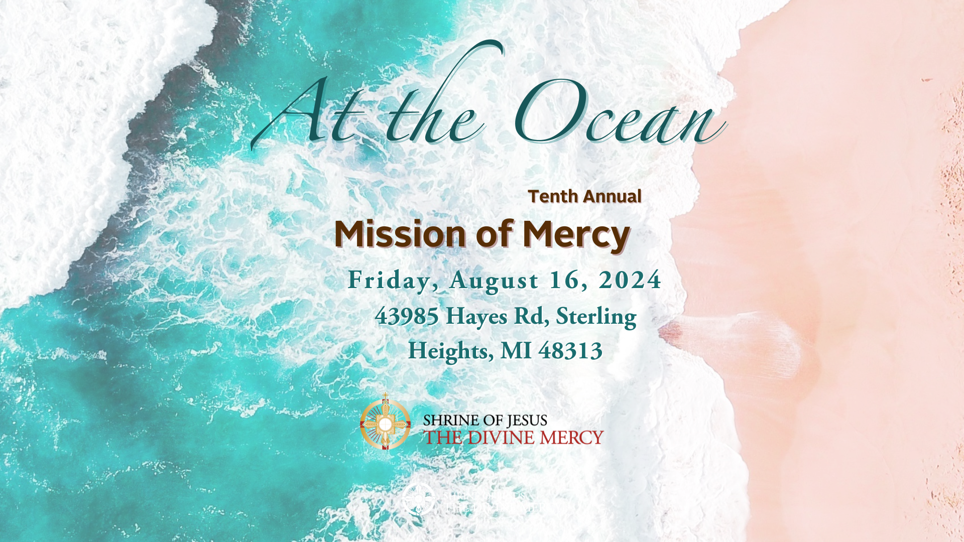 Tenth Annual Mission of Mercy At The Ocean logo