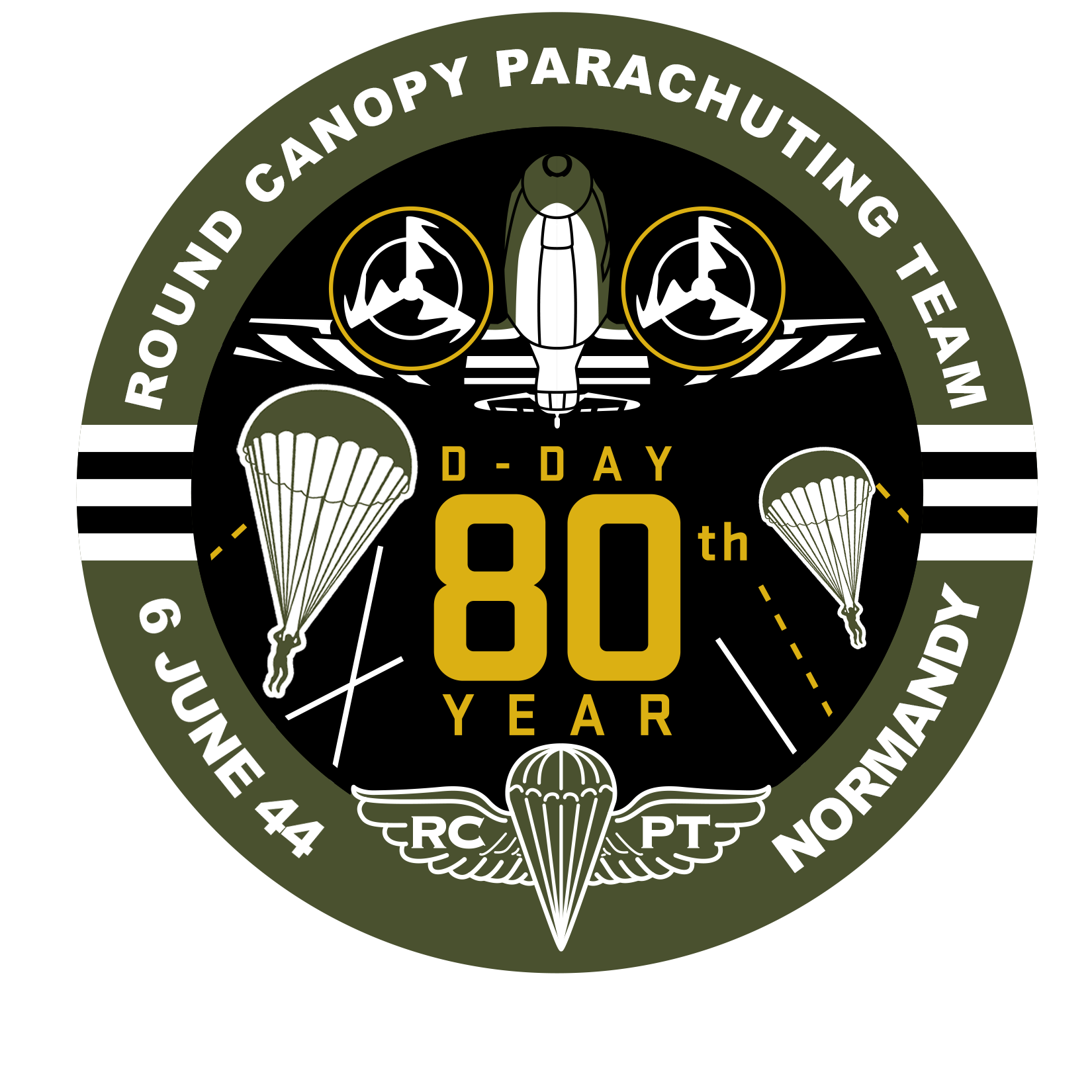 The Round Canopy Parachuting Foundation - USA Operation Sandsnake VIII Auction logo
