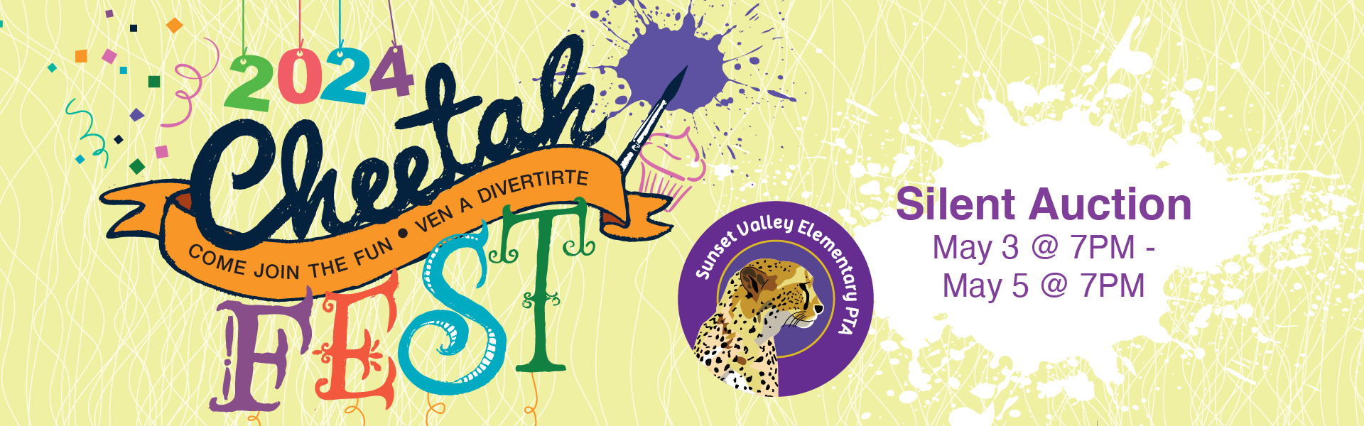 Cheetah Fest Silent Auction 2024 logo