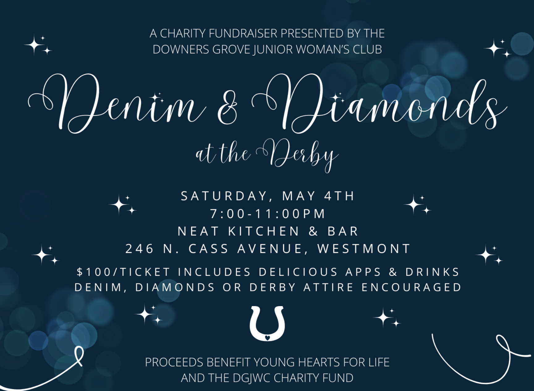 DGJWC Denim & Diamonds at the Derby background