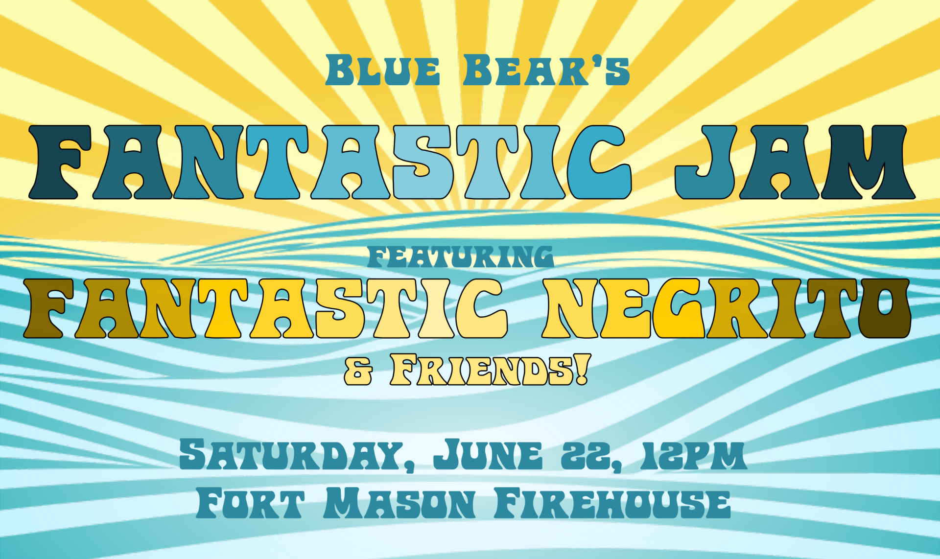 Blue Bear's Fantastic Jam logo