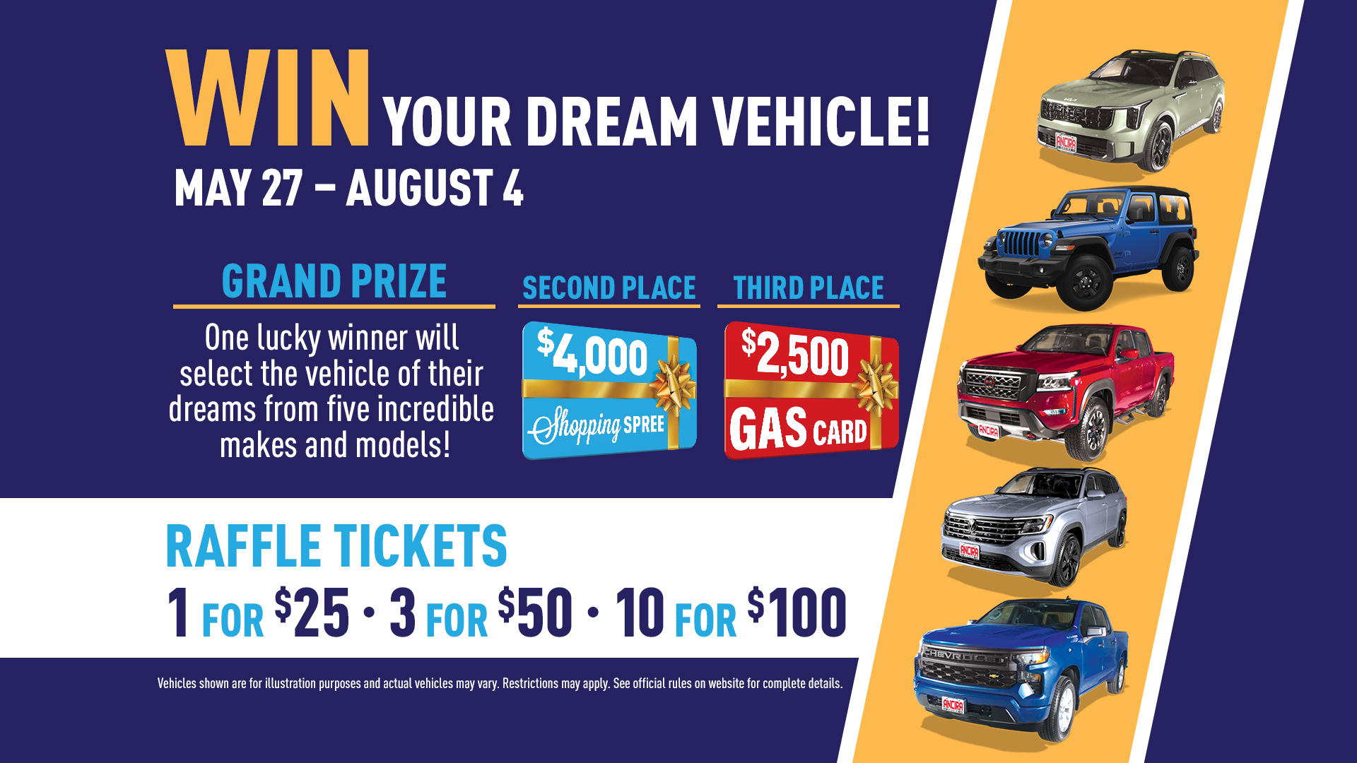 Drive Away for Education Raffle logo