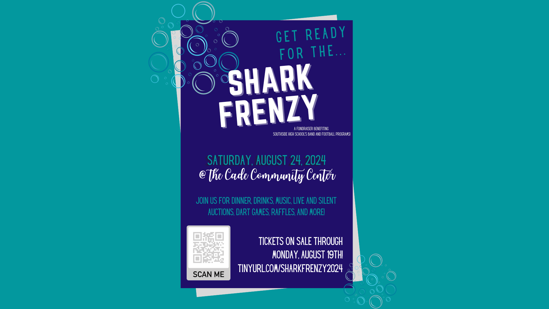 Shark Frenzy 2024 background