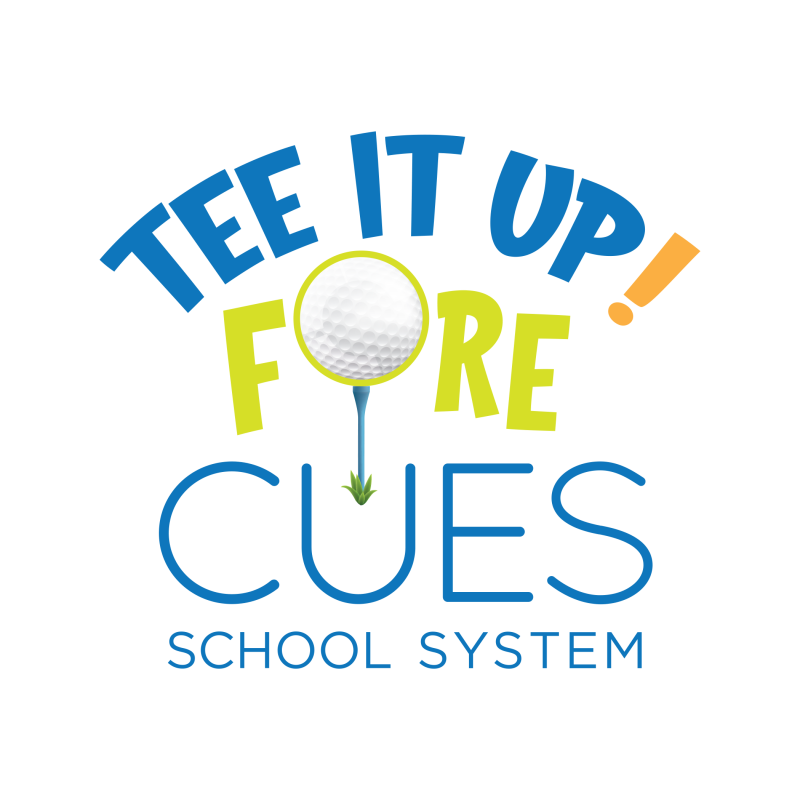 2024 Tee It Up FORE CUES logo