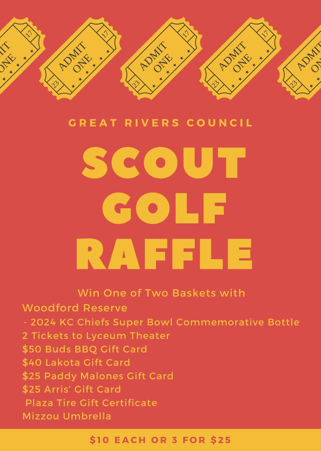 Scout Golf Raffle | ClickBid Event Fundraising