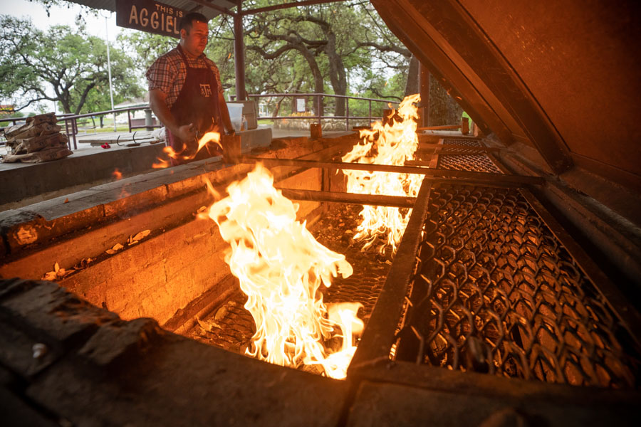 2024 Aggie Family BBQ background