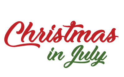 Christmas in July 2024 logo