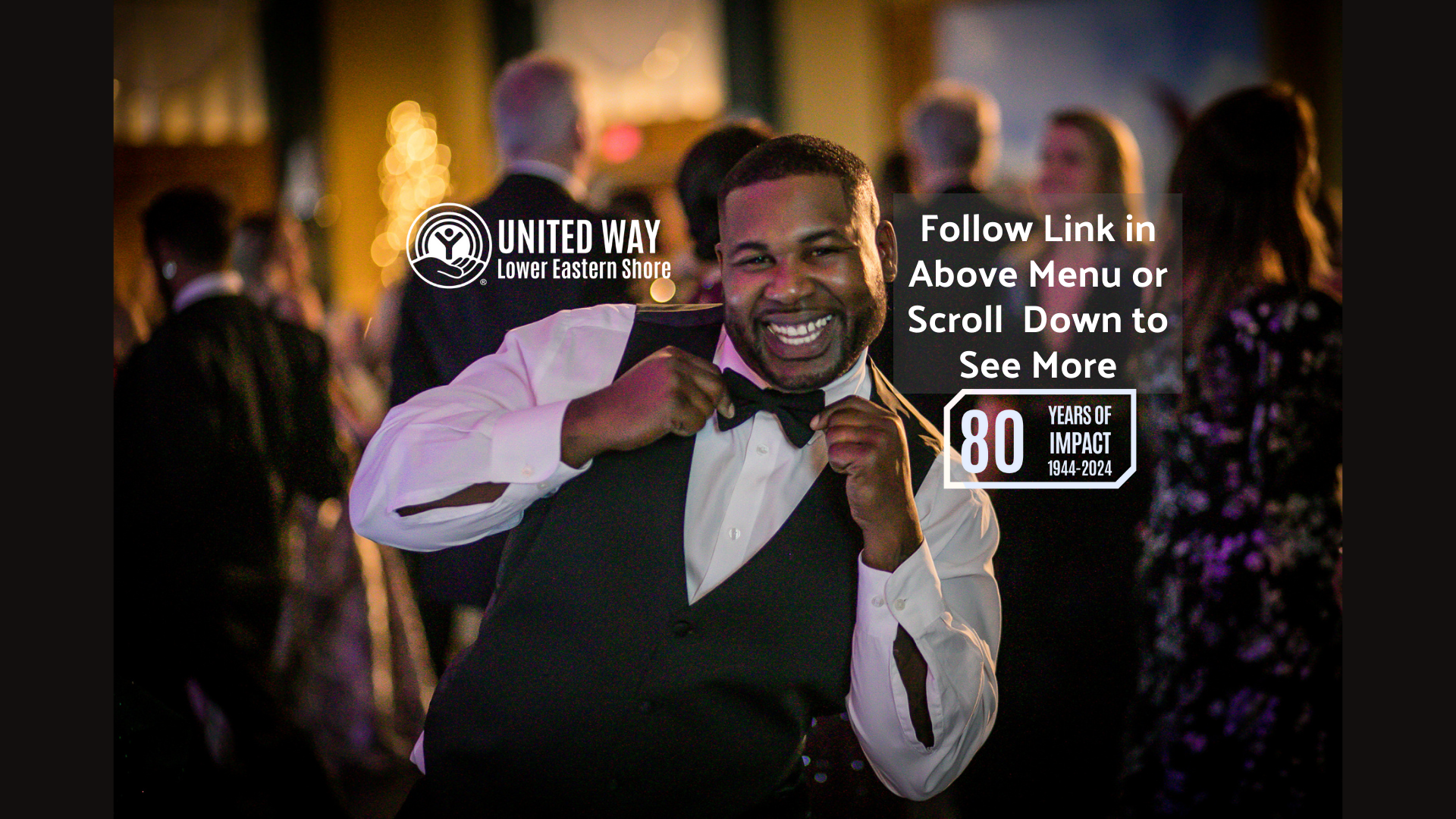 80th Anniversary Holiday Ball background