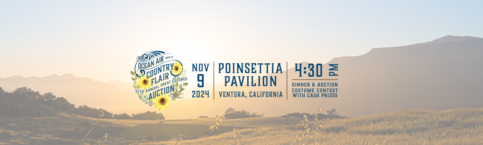 2024 Great Futures Auction background