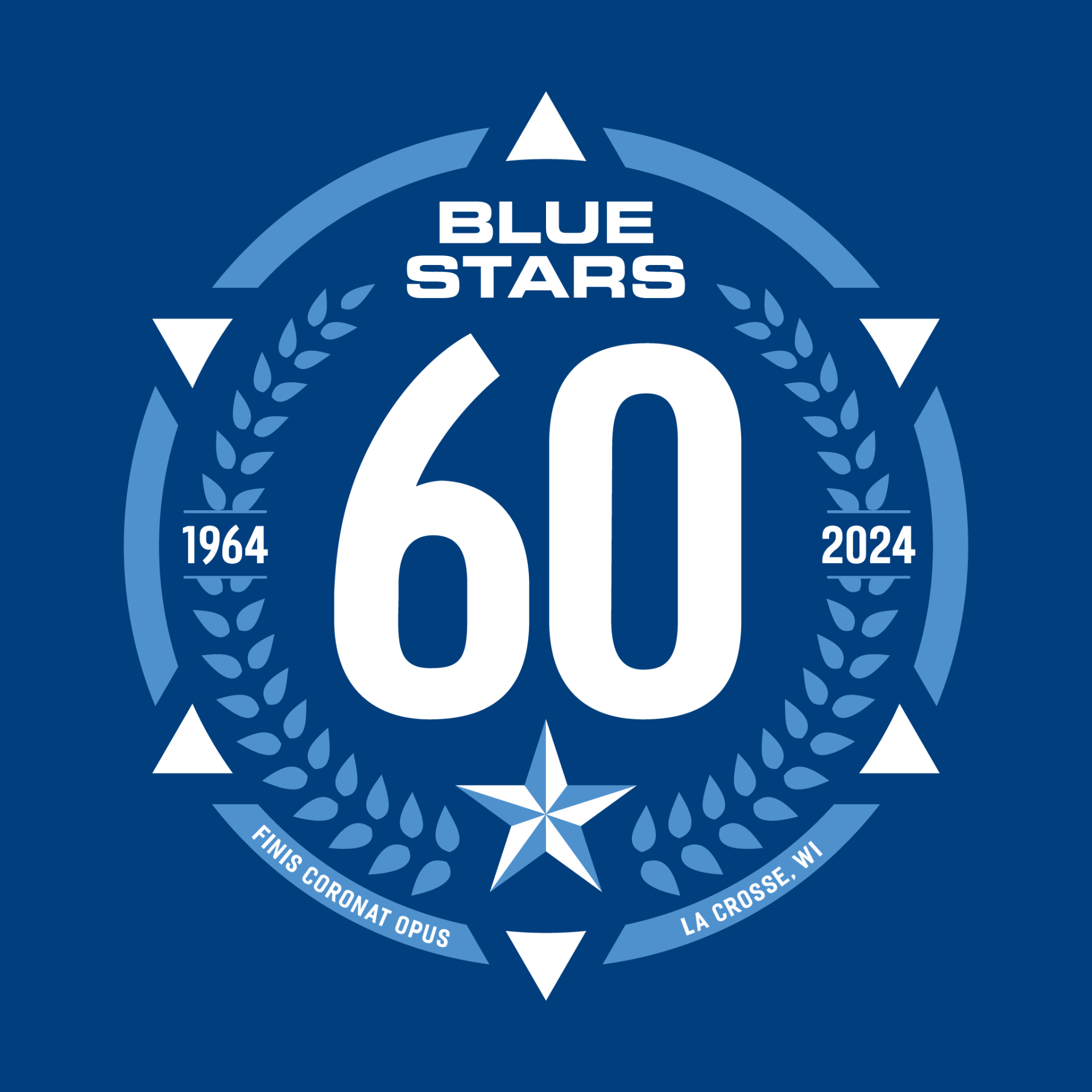 Blue Stars 60th Anniversary logo