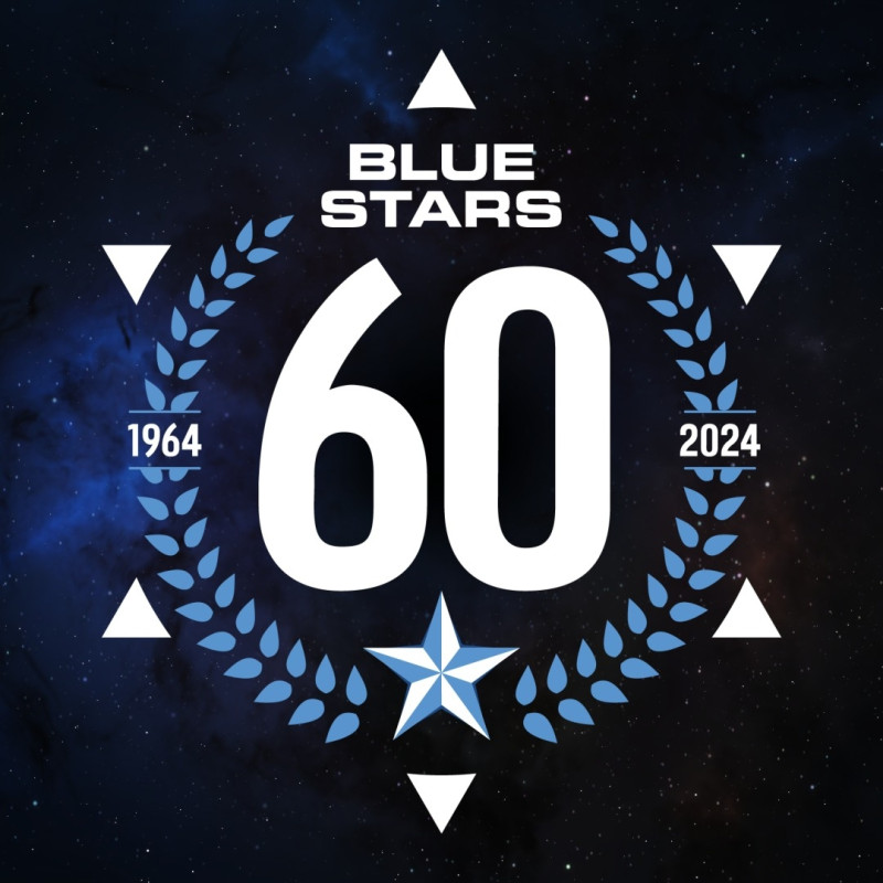 Blue Stars 60th Anniversary logo