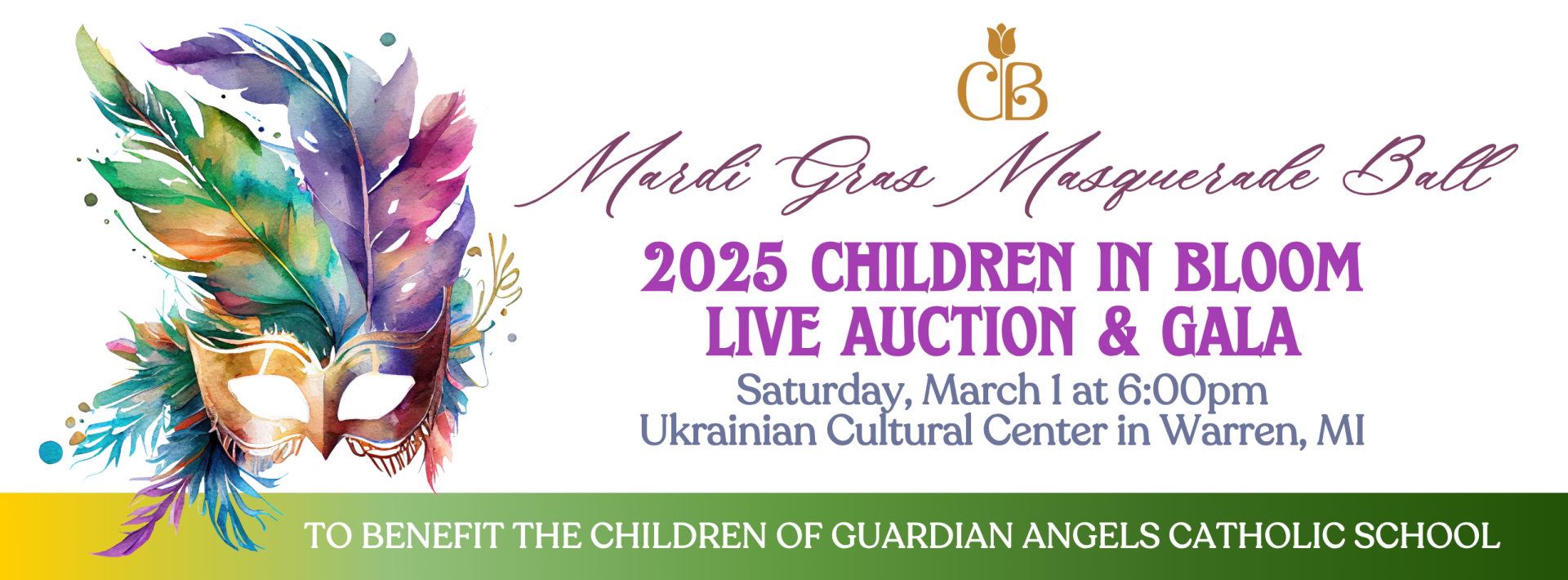 Children In Bloom Auction 2025 logo