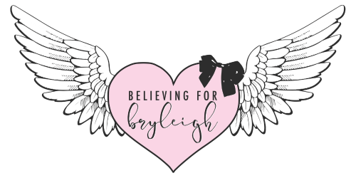Believing for Bryleigh 2025 logo