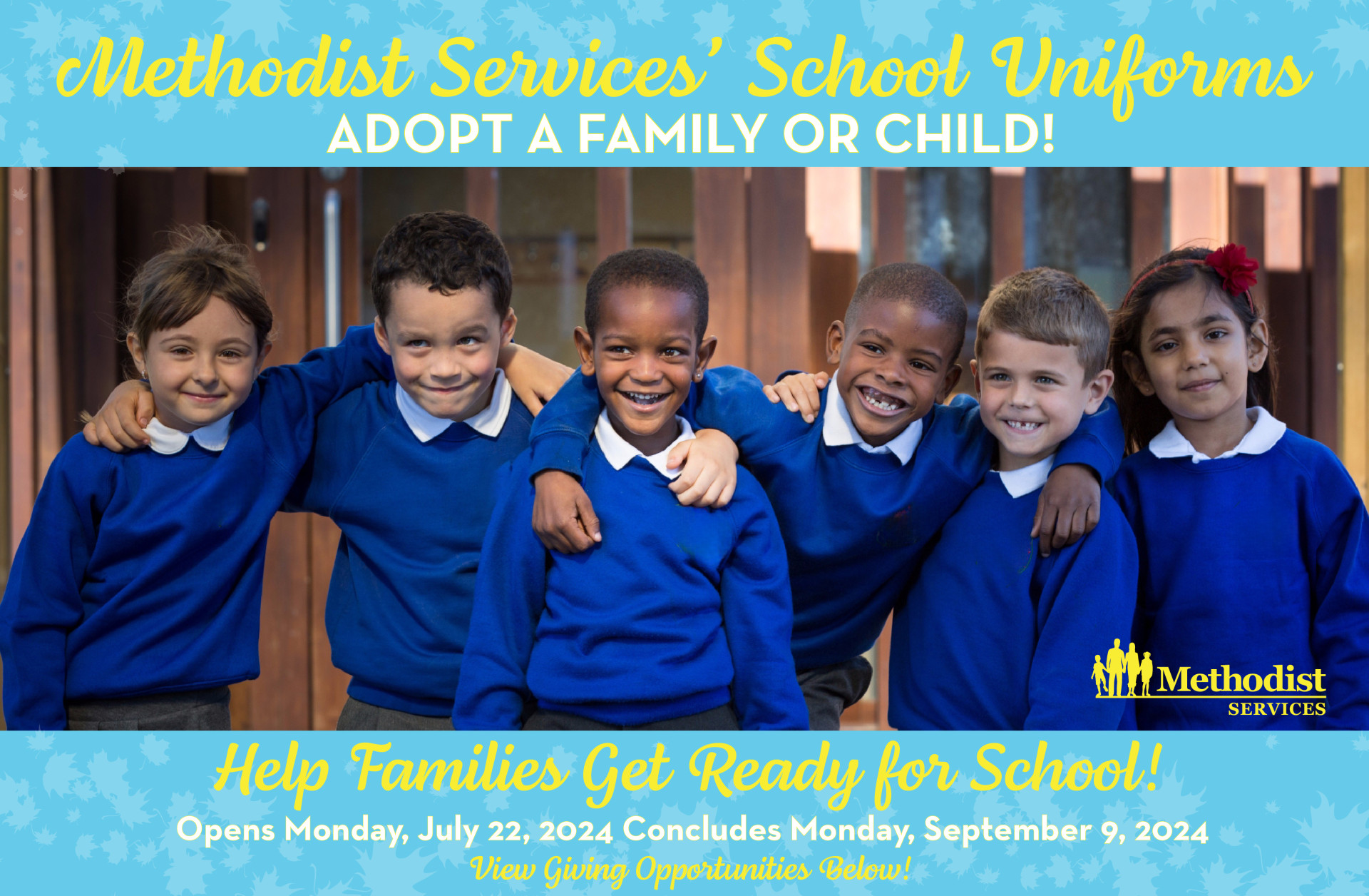 2024 Methodist Services' Fall Fund-A-Need Fundraiser logo