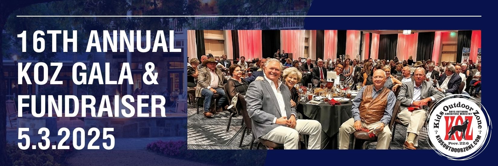 16th Annual KOZ Gala logo