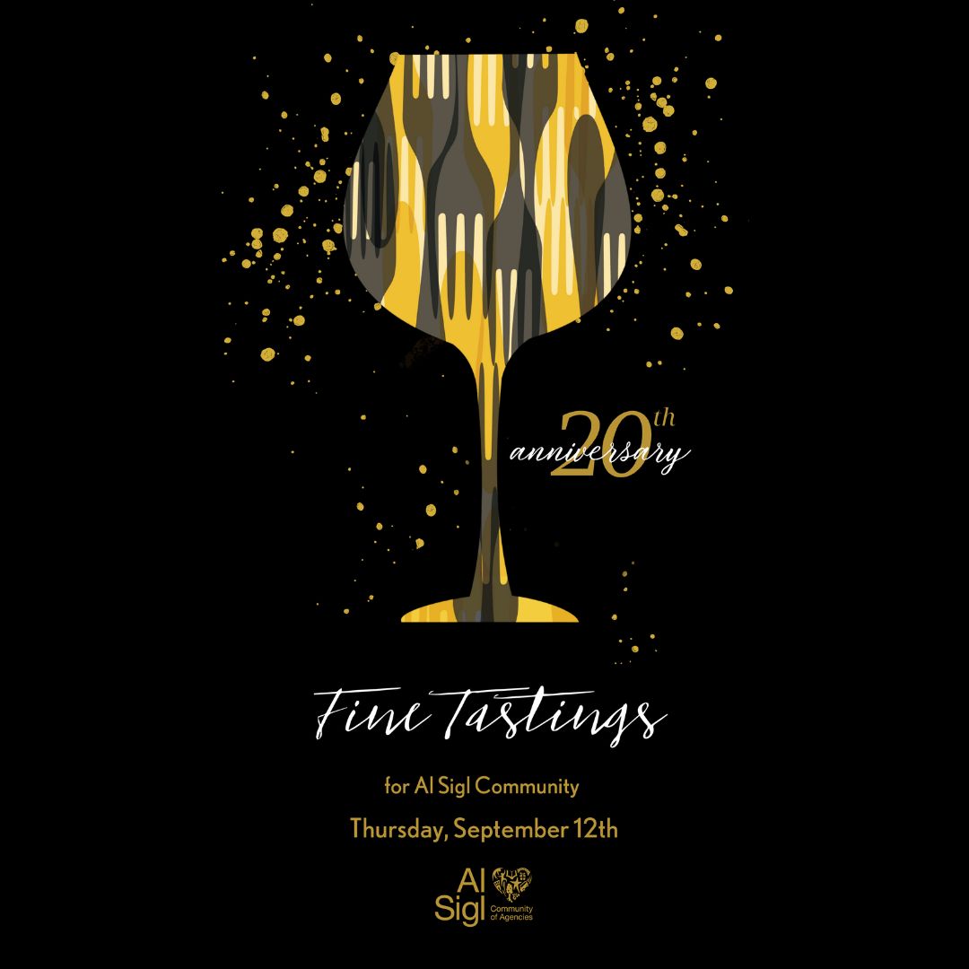 Fine Tastings for Al Sigl Community 2025 logo