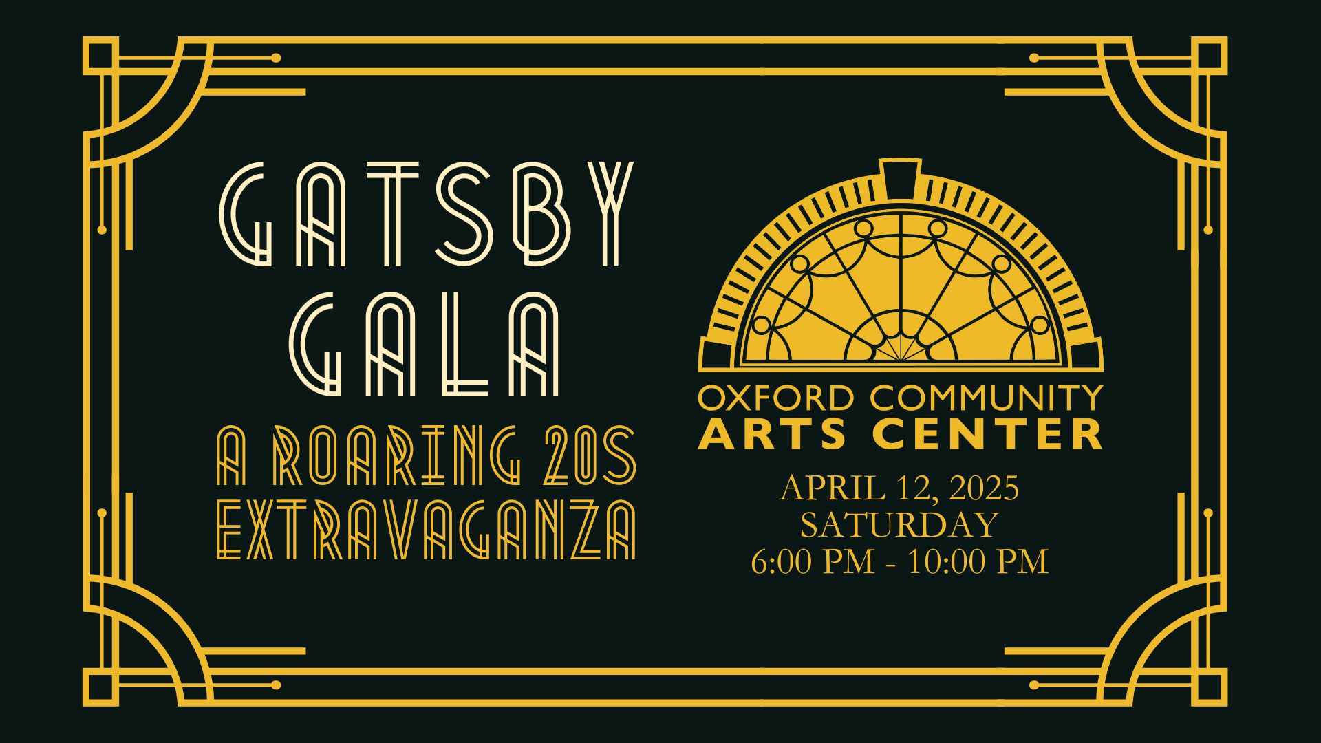 Gatsby Gala: A Roaring 20's Extravaganza logo