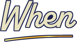 Graphic text that says: When