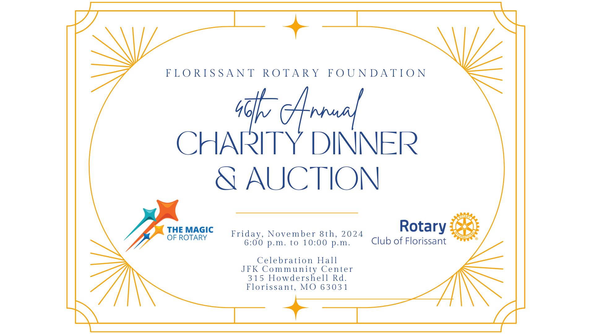 Rotary Club of Florissant Annual Auction 2024 logo