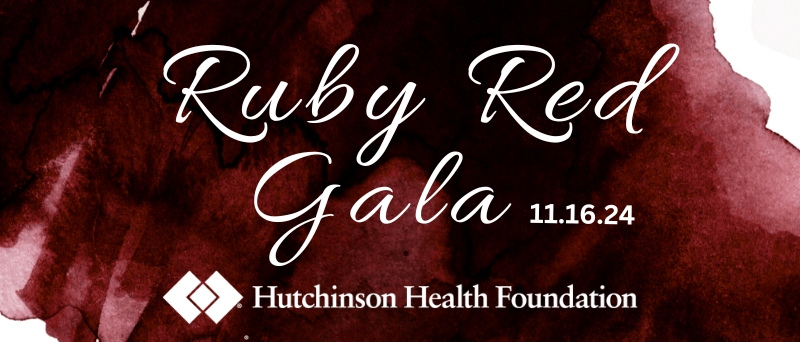 Hutchinson Health Foundation Ruby Red Gala banner