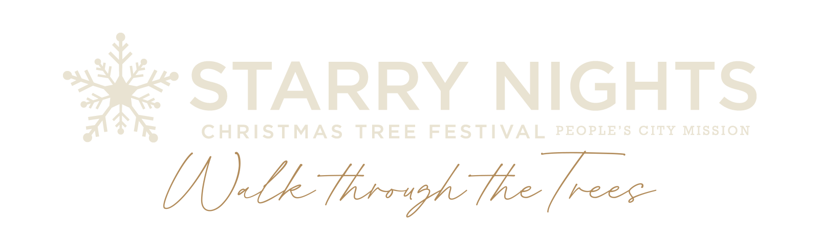 Starry Nights Christmas Tree Festival 2024 logo
