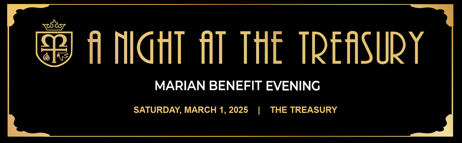 Marian Benefit Evening 2025 logo