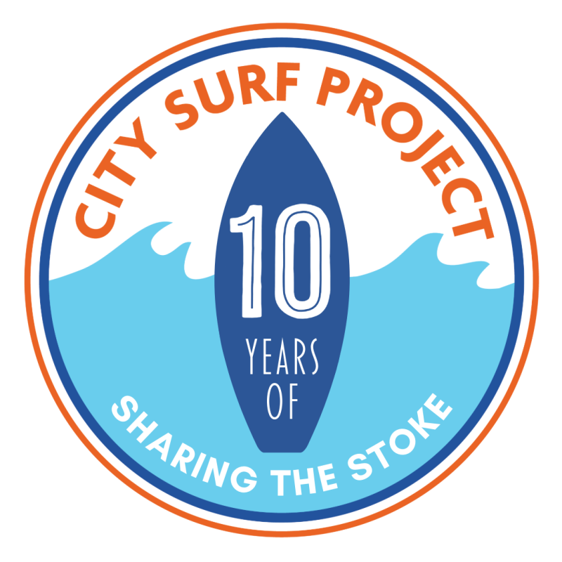 City Surf Project Benefit Auction: 10th Anniversary logo