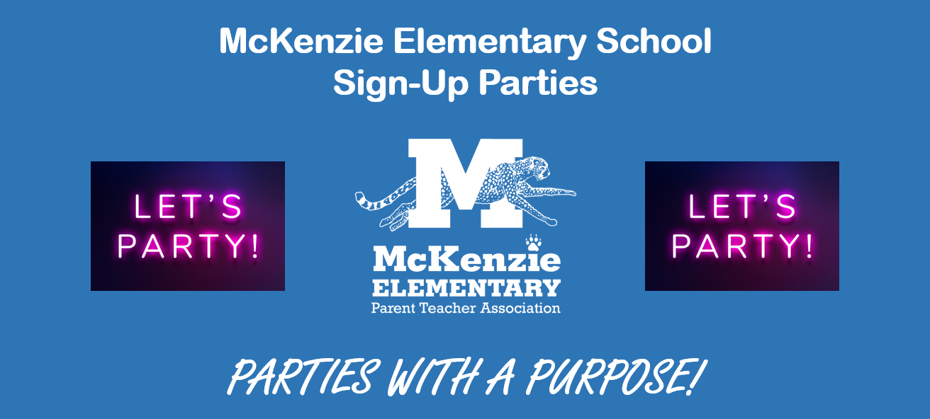 2025-2026 McKenzie Adult Sign Up Party logo