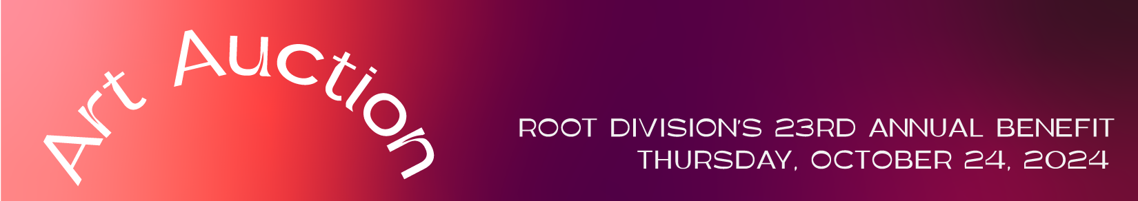 Root Division's Art Auction 2024 logo