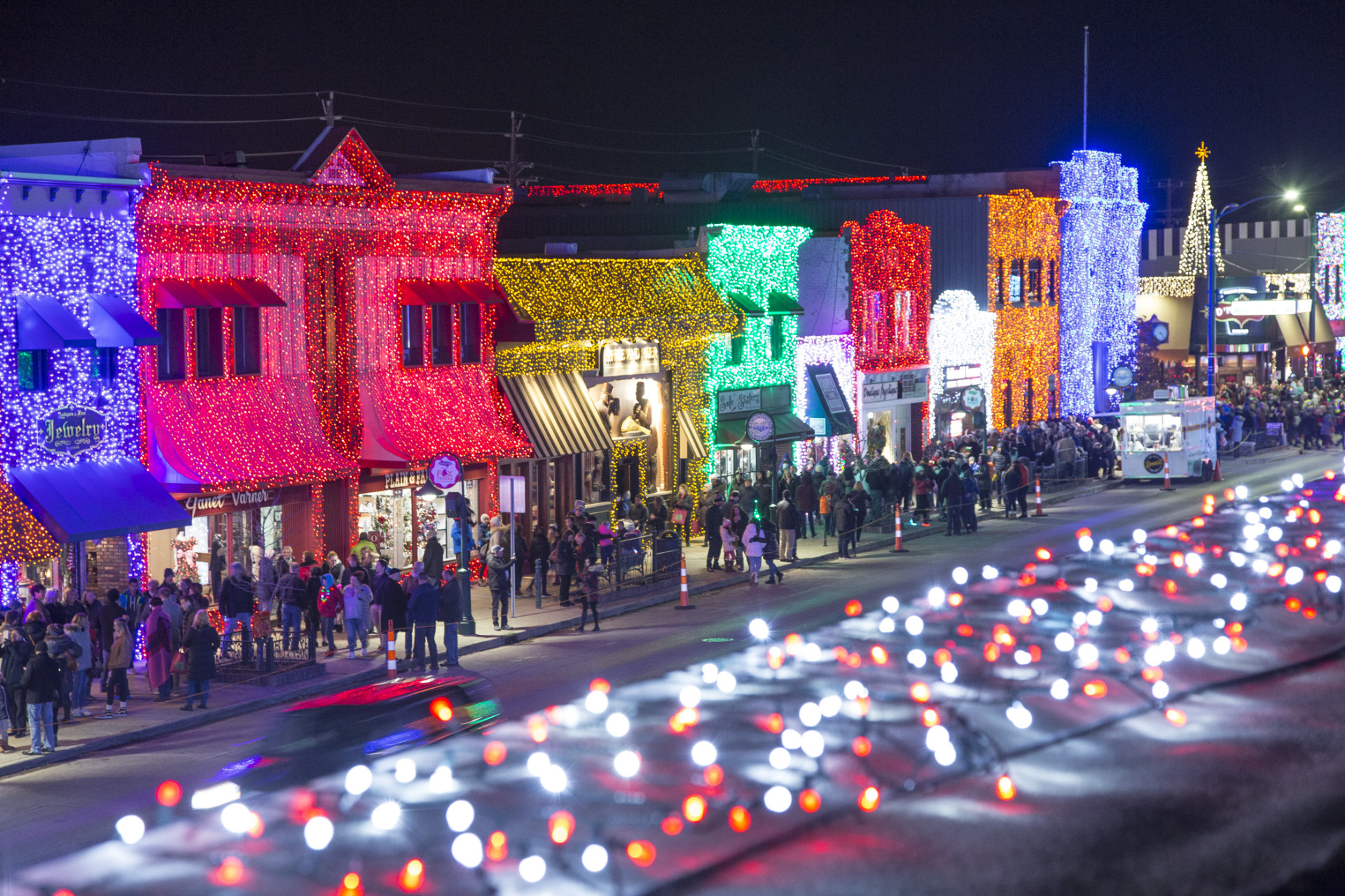 Downtown Rochester Festival of Trees background