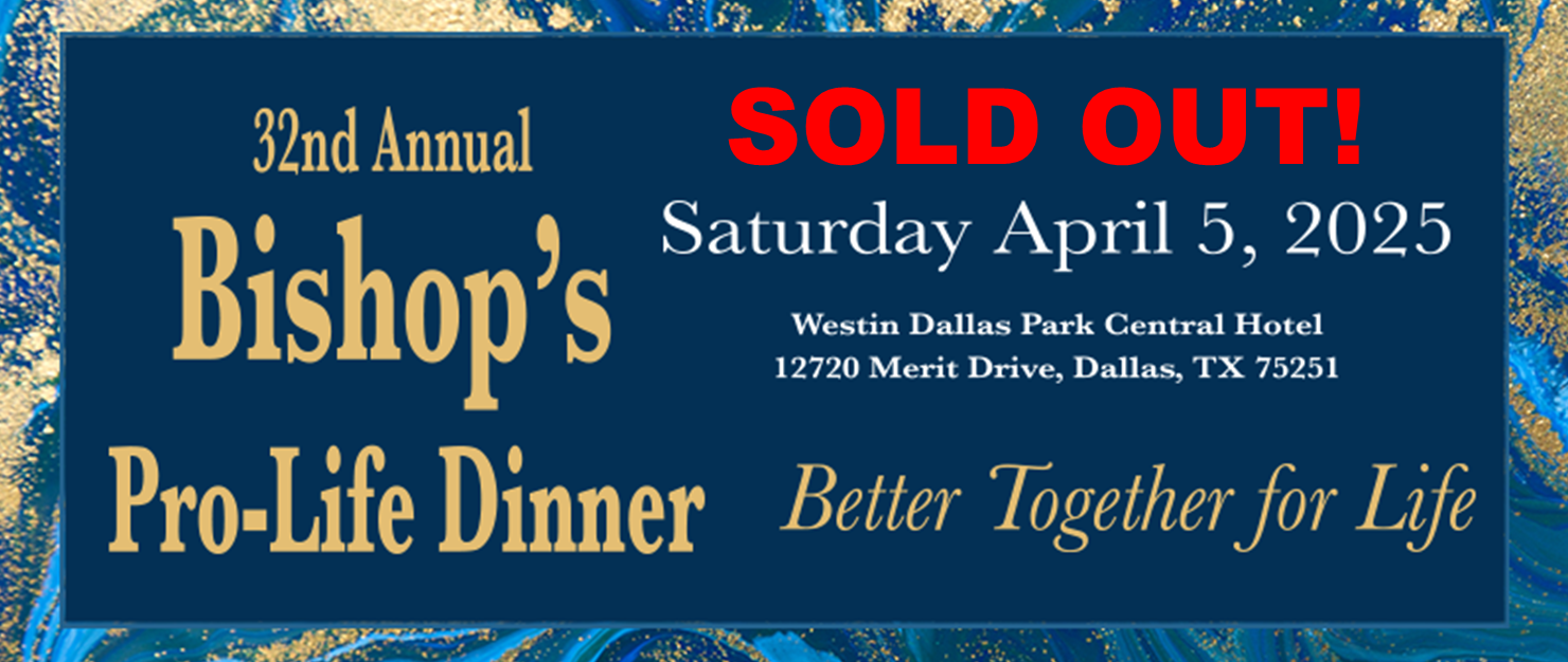 2026 Annual Bishop's Pro-Life Dinner logo