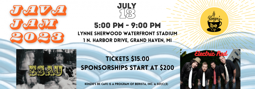 Kenzie's Be 4th Annual Java Jam Charity Concert banner