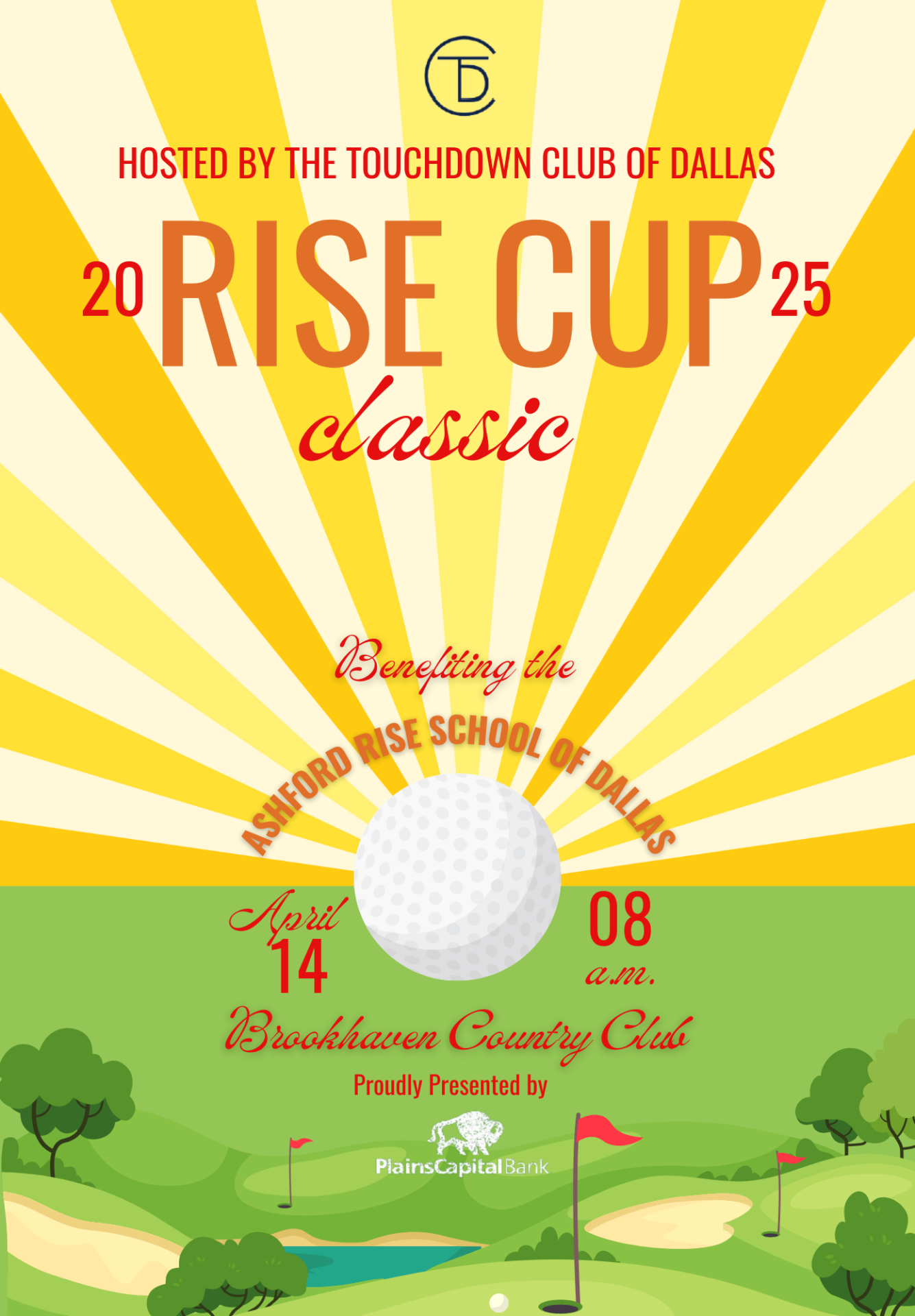 2025 Rise Cup Golf Tournament logo