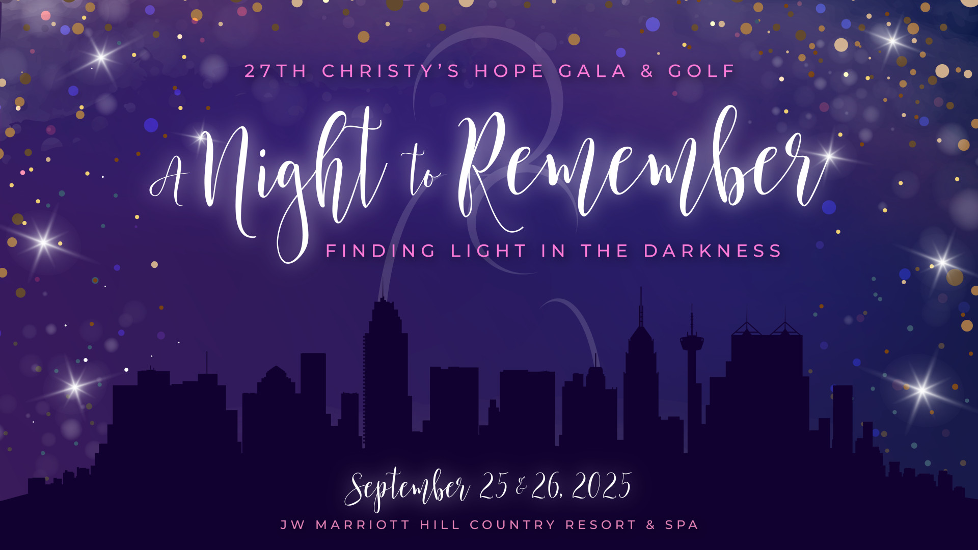 Christy's Hope Gala and Golf 2025 background