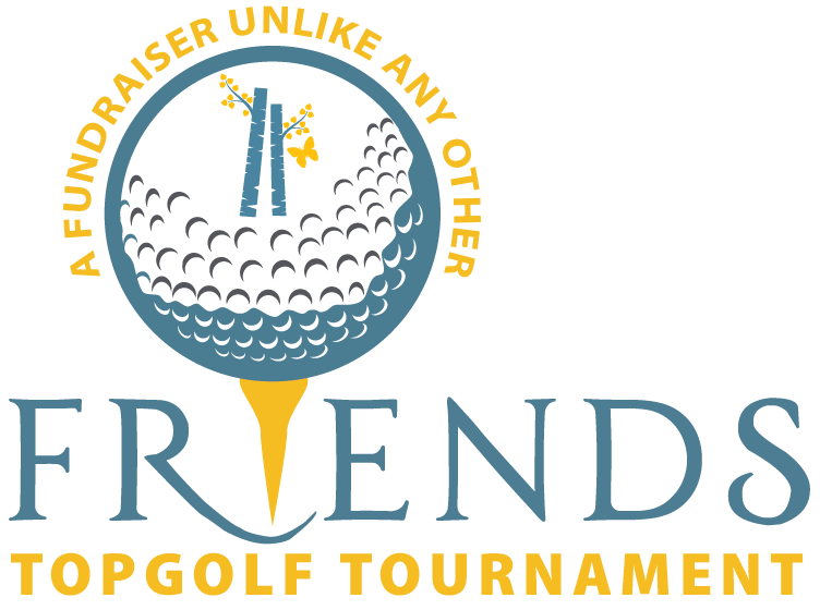 FRIENDS Topgolf Tournament 2025 logo