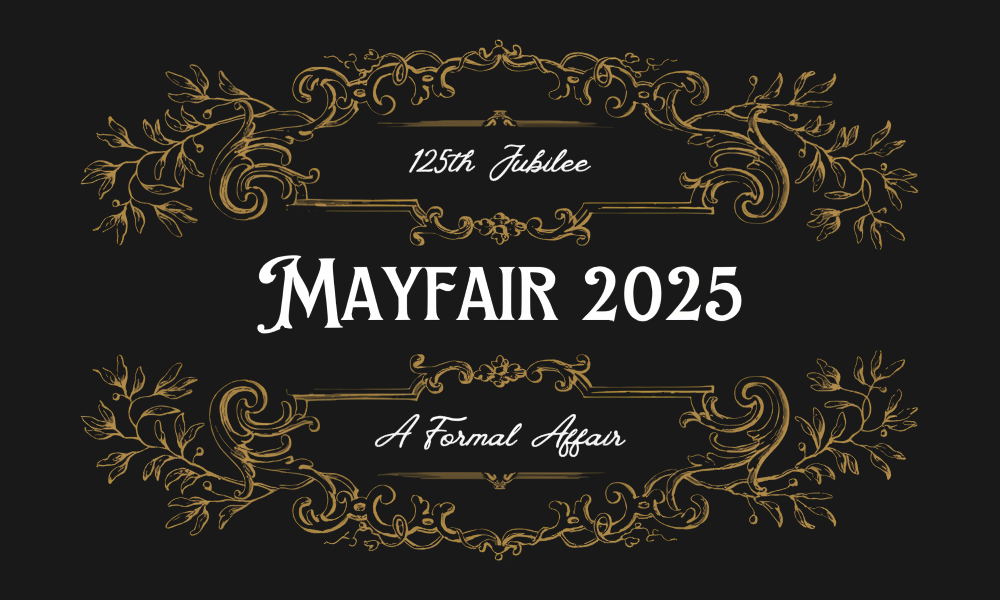 Event logo: 125th Jubilee | Mayfair 2025 | A Formal Attire
